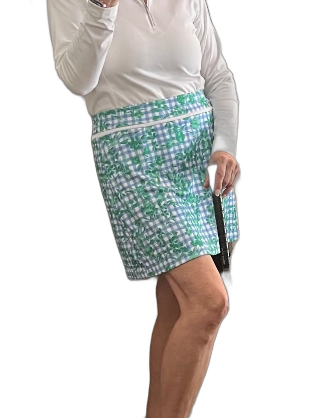 Pro Tour Golf, Tennis, Pickleball Skort Women’s Activewear Green, Blue, White XL